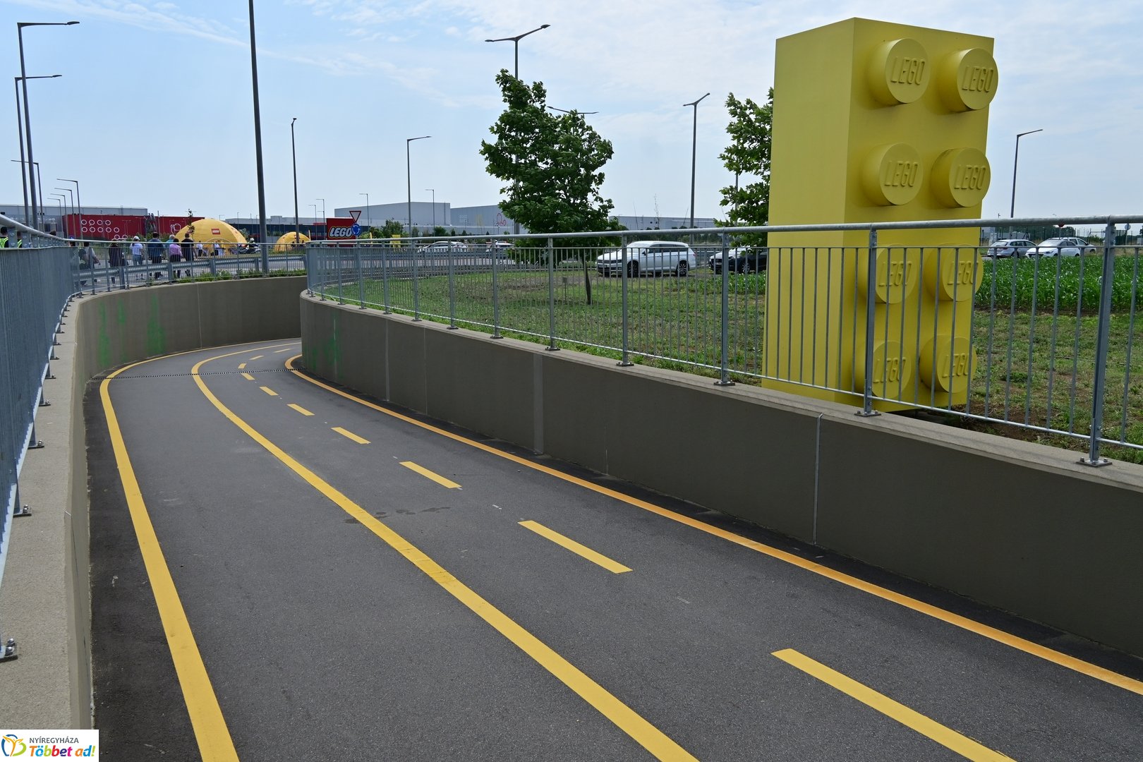 LEGO kerékpáros aluljáró és körforgalom átadó - 2025