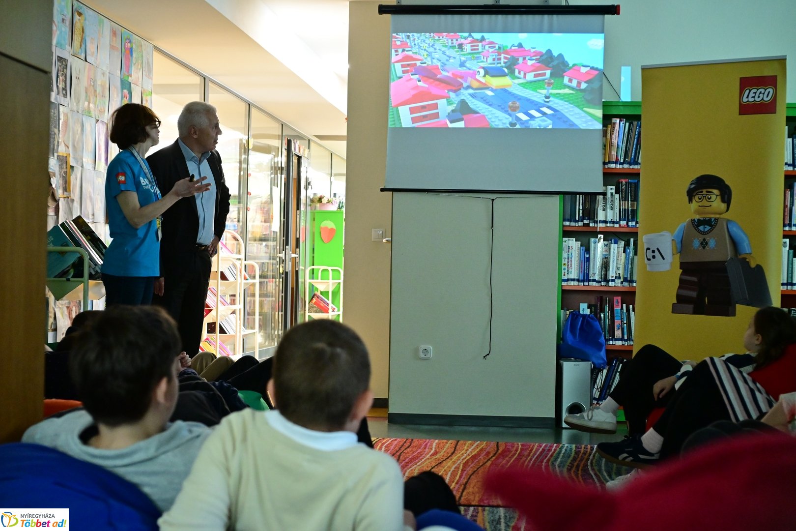 LEGO program a könyvtárban 2025 májusában