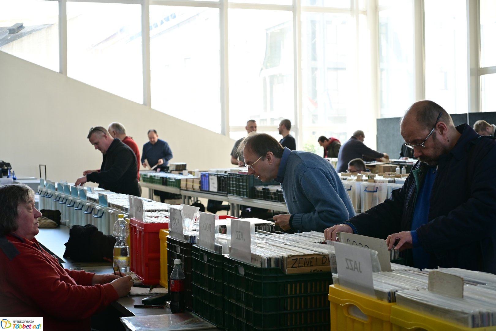 Lemezbörze a kulturális központban 2026 márciusában