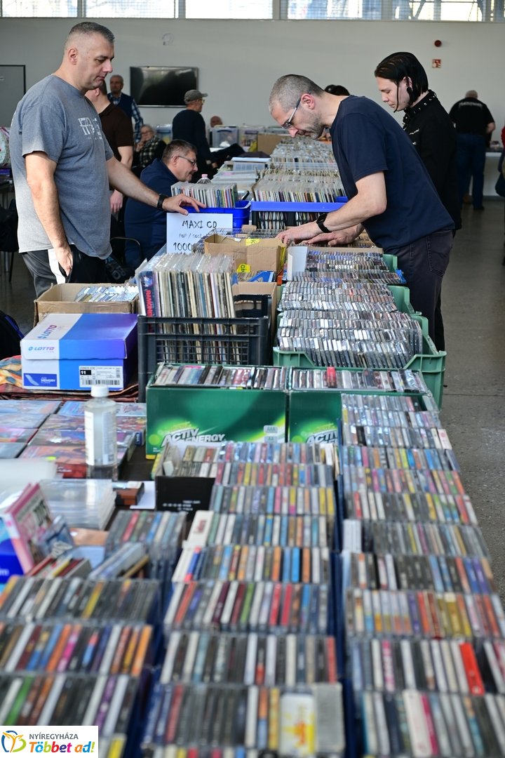 Lemezbörze a kulturális központban 2026 márciusában