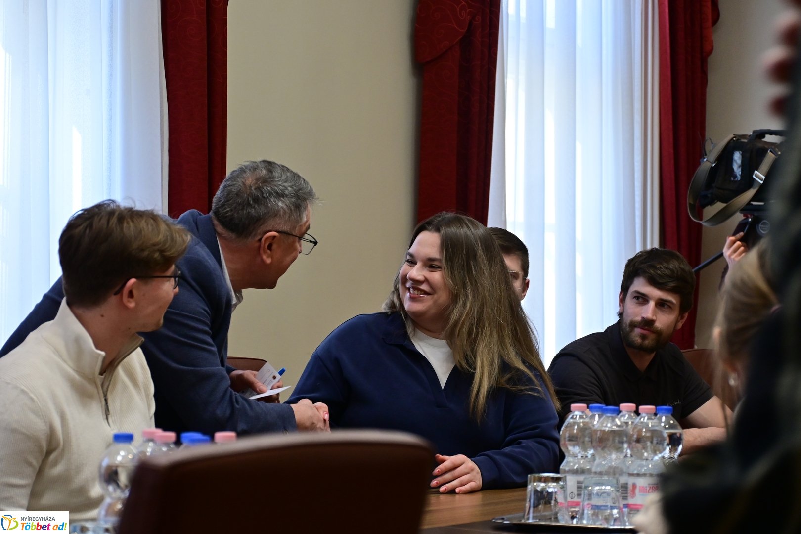 Lengyel diákok a Városházán 2026 februárjában