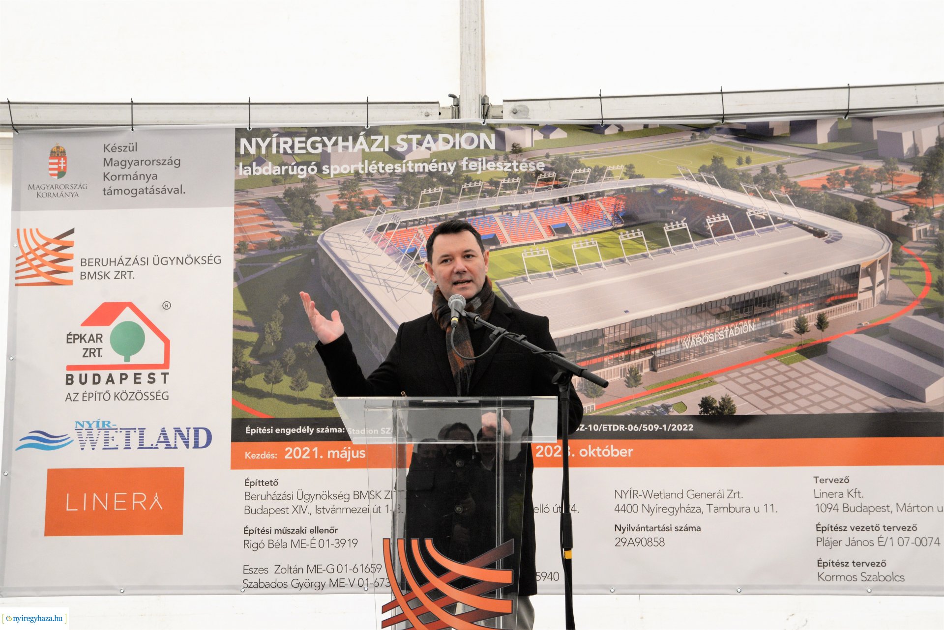 Letették az új stadion alapkövét