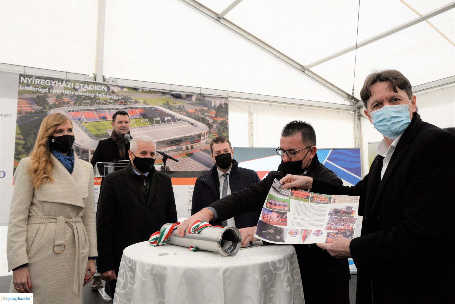 Letették az új stadion alapkövét