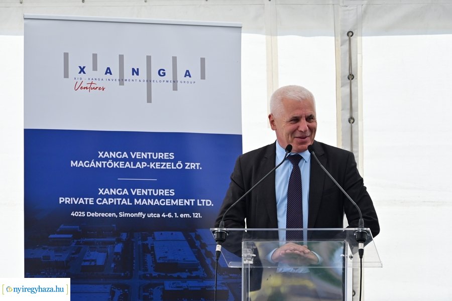 Logisztikai inkubátor alapkőletétele 2024