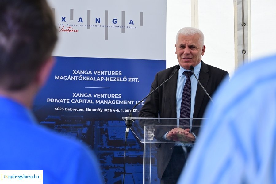 Logisztikai inkubátor alapkőletétele 2024