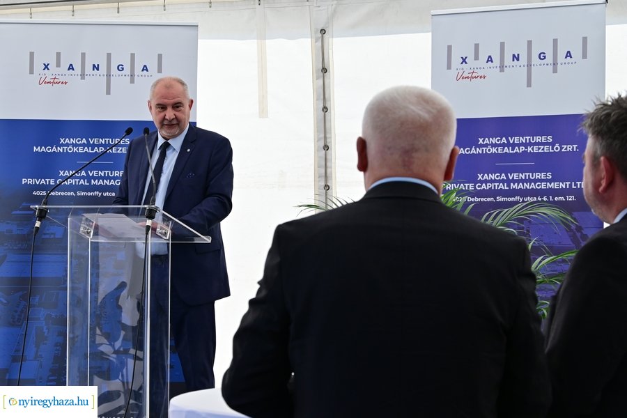 Logisztikai inkubátor alapkőletétele 2024