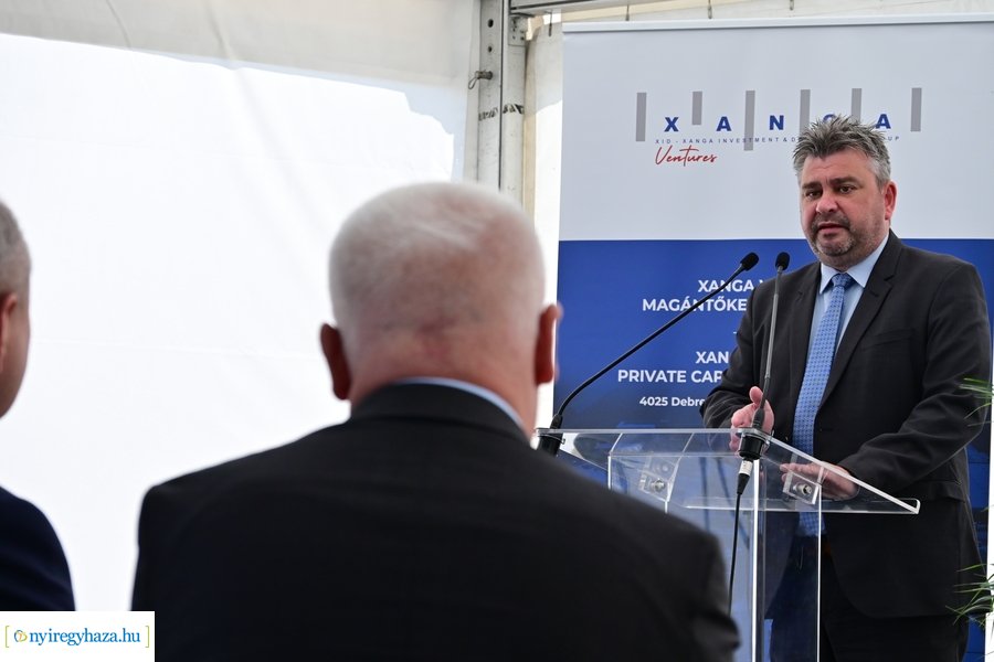 Logisztikai inkubátor alapkőletétele 2024