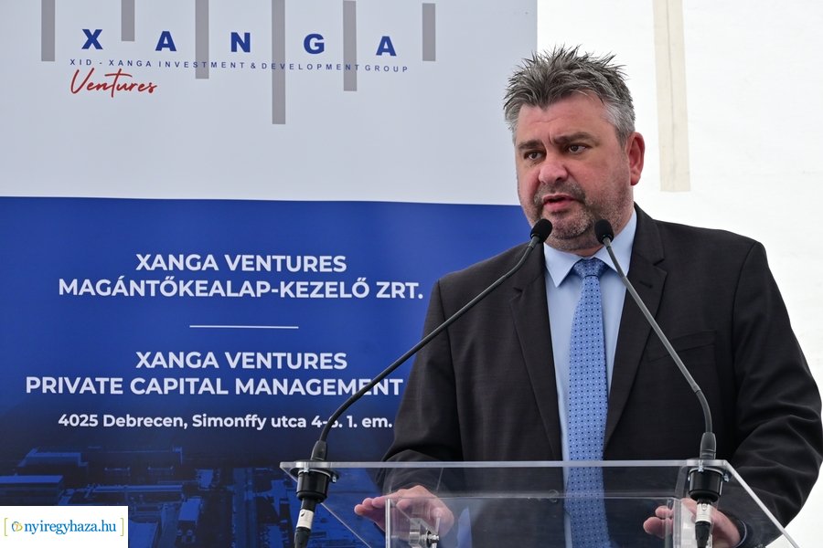 Logisztikai inkubátor alapkőletétele 2024