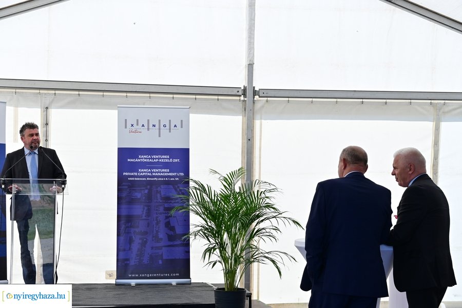 Logisztikai inkubátor alapkőletétele 2024