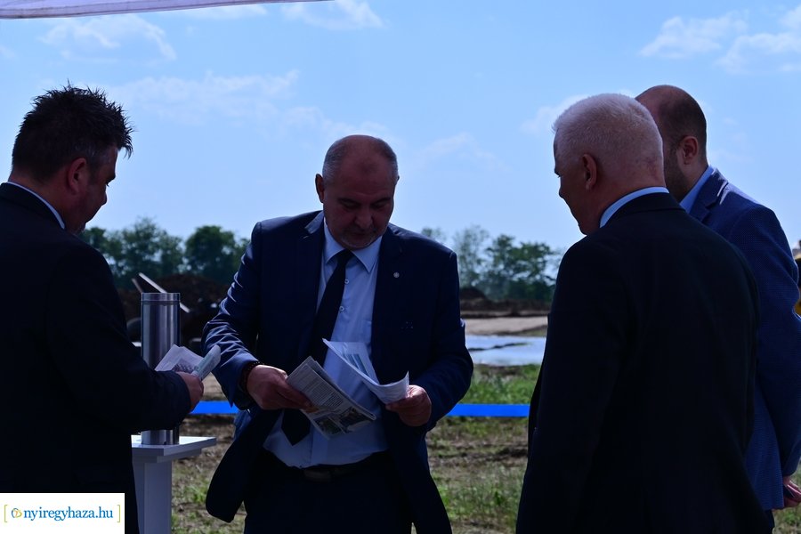 Logisztikai inkubátor alapkőletétele 2024