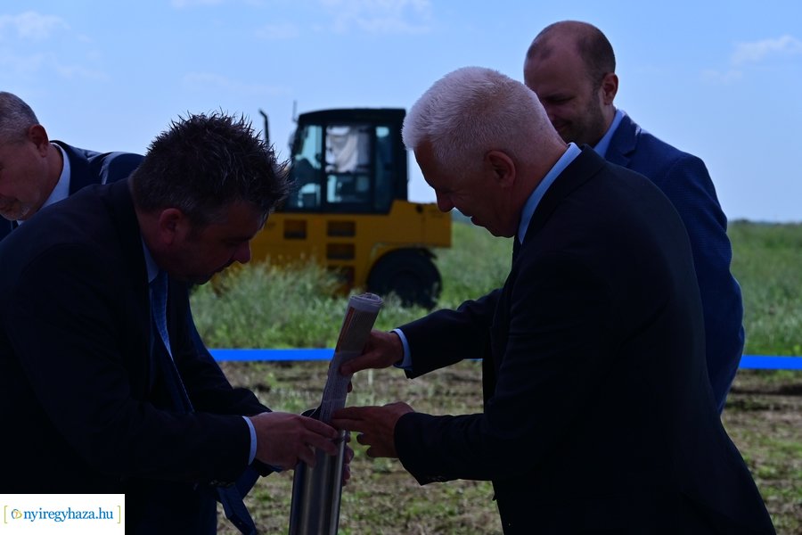 Logisztikai inkubátor alapkőletétele 2024