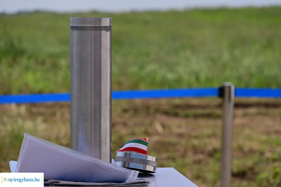 Logisztikai inkubátor alapkőletétele 2024