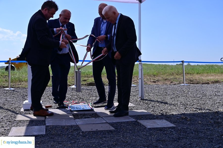Logisztikai inkubátor alapkőletétele 2024