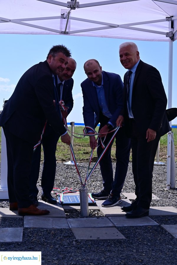 Logisztikai inkubátor alapkőletétele 2024