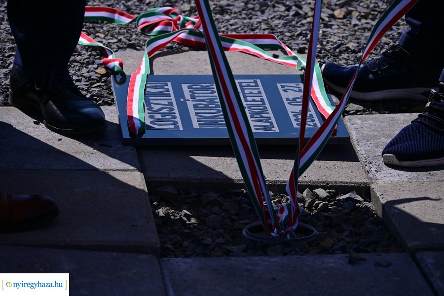 Logisztikai inkubátor alapkőletétele 2024