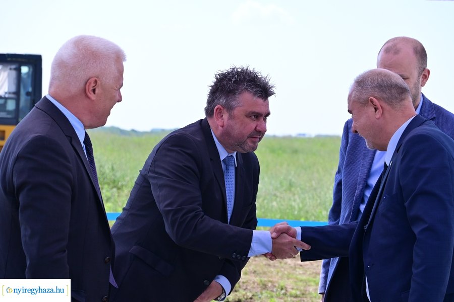 Logisztikai inkubátor alapkőletétele 2024