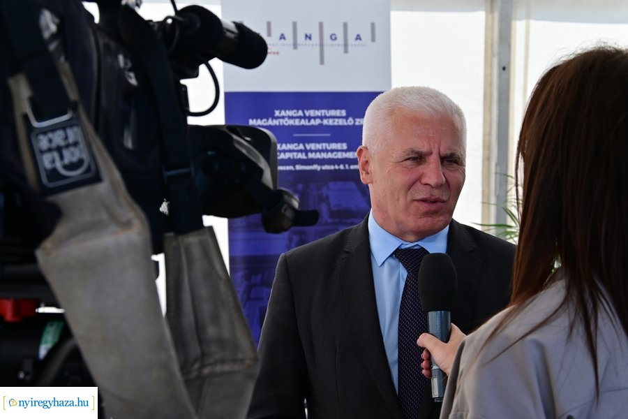 Logisztikai inkubátor alapkőletétele 2024