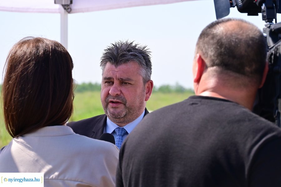 Logisztikai inkubátor alapkőletétele 2024