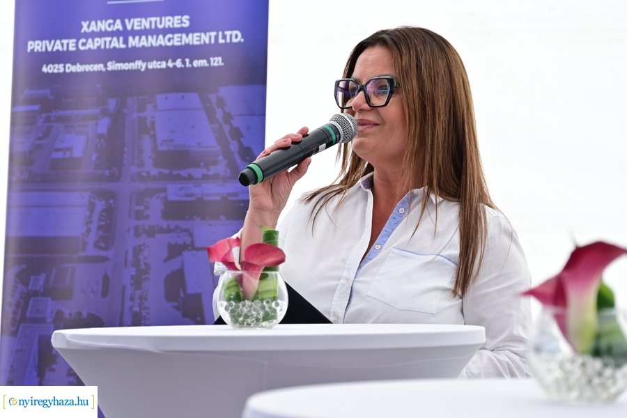 Logisztikai inkubátor alapkőletétele 2024