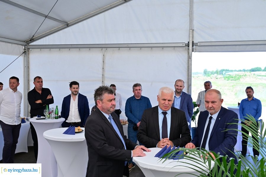 Logisztikai inkubátor alapkőletétele 2024