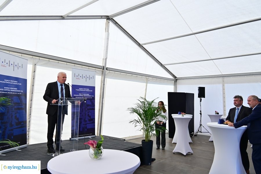 Logisztikai inkubátor alapkőletétele 2024