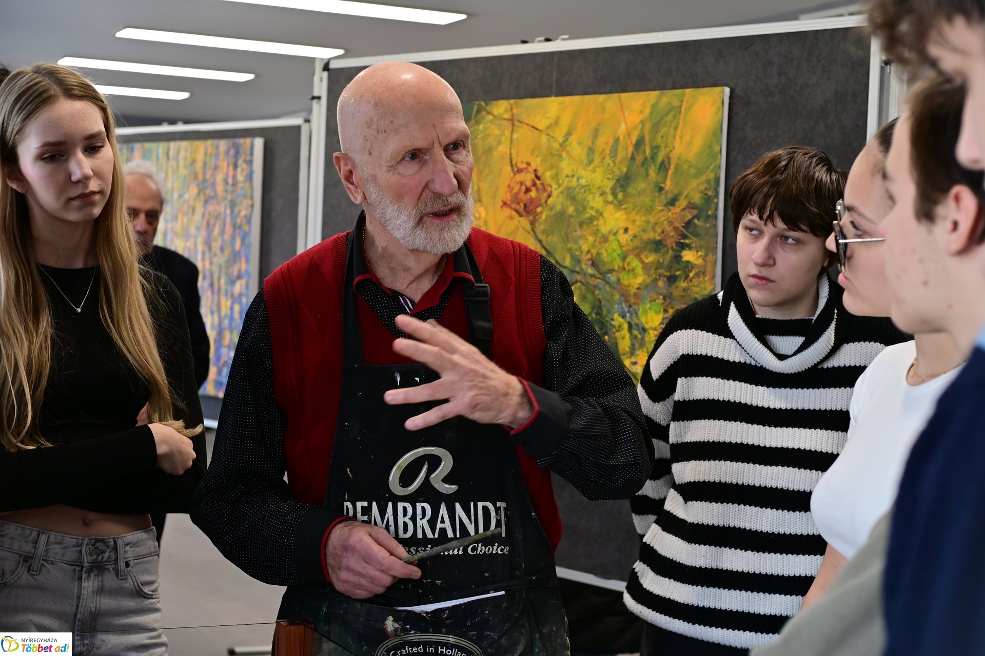 Madarassy György Tamás festőművész kiállítása a Kállay Házban