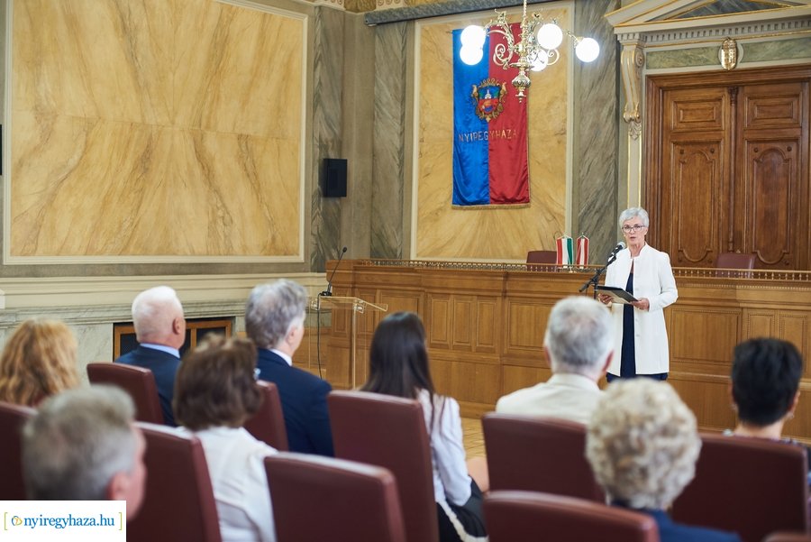 Magyar Érdemrend Lovagkereszt kitüntetés átadó a Városházán
