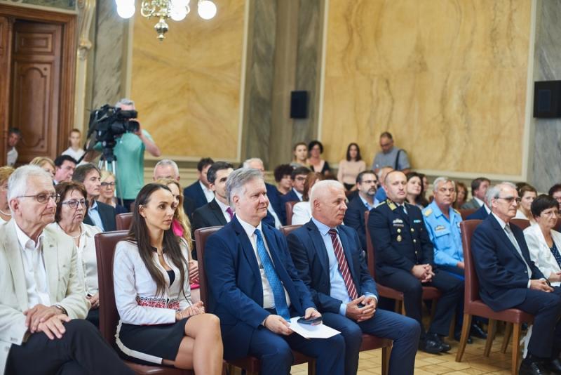 Magyar Érdemrend Lovagkereszt kitüntetés átadó a Városházán