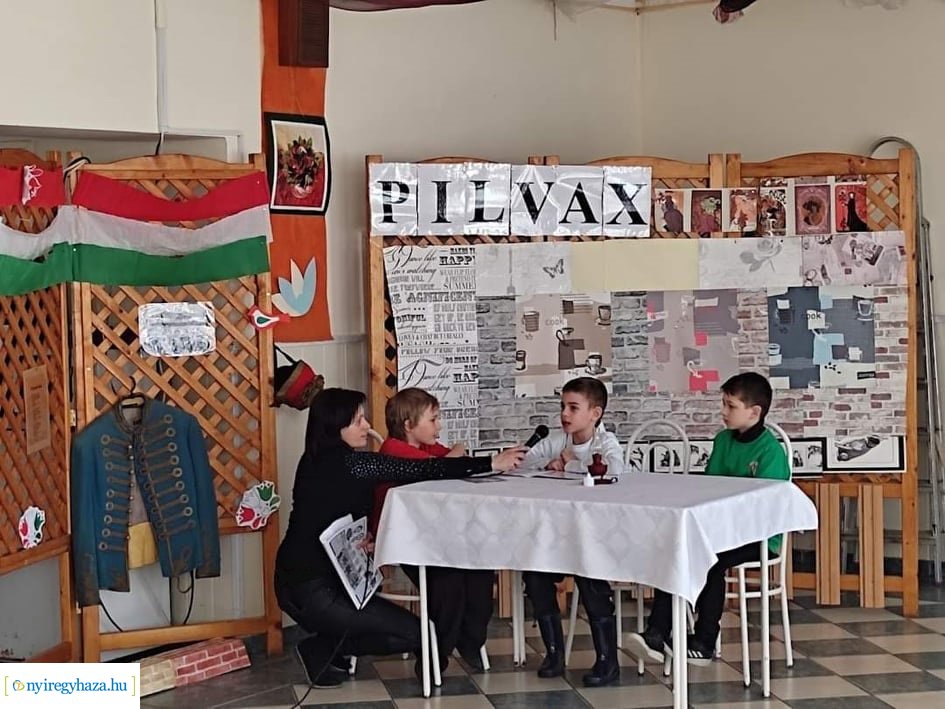 Március 15-ei megemlékezés, a Szabó Lőrinc Tagintézményben