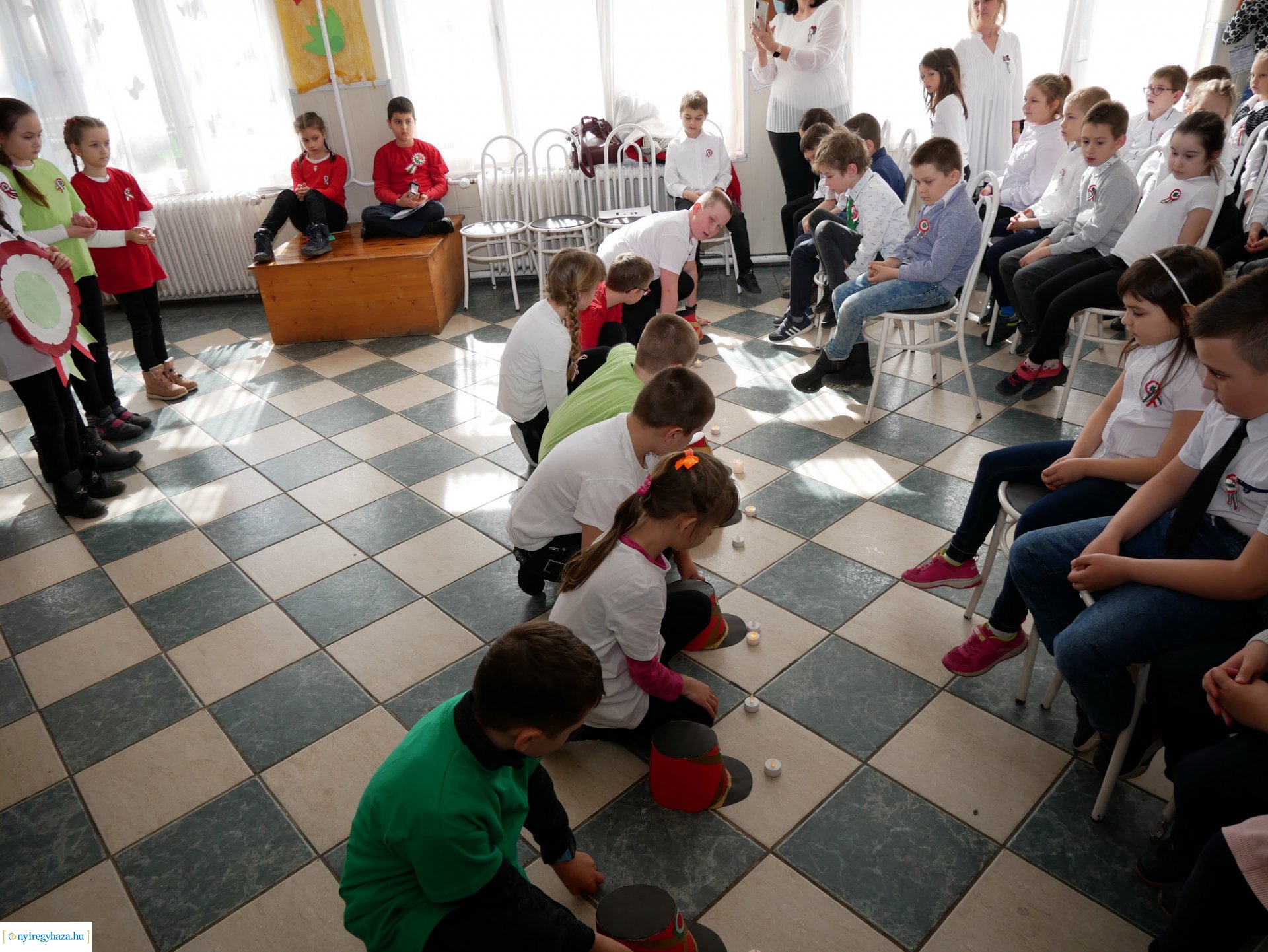 Március 15-ei megemlékezés, a Szabó Lőrinc Tagintézményben