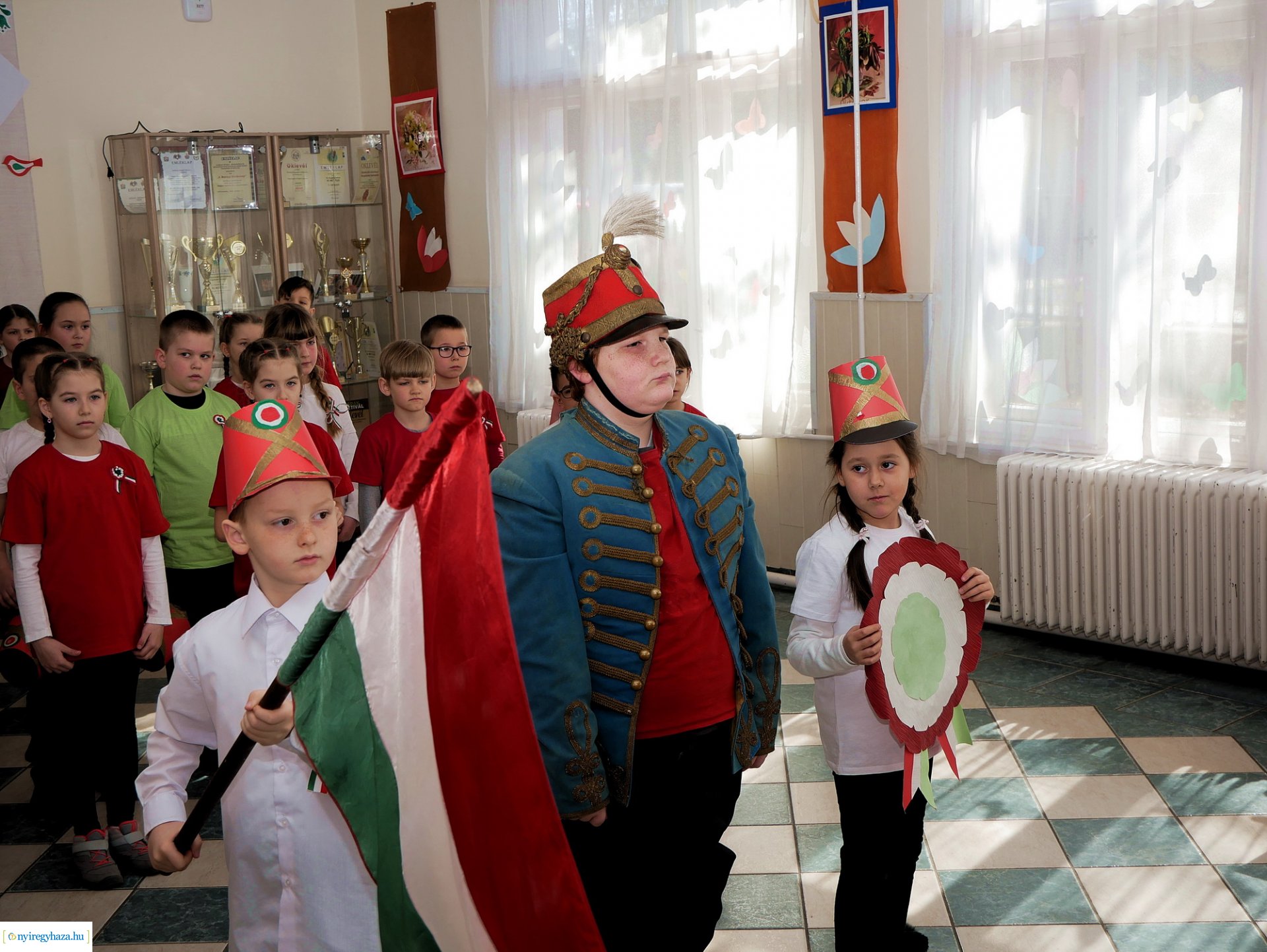 Március 15-ei megemlékezés, a Szabó Lőrinc Tagintézményben