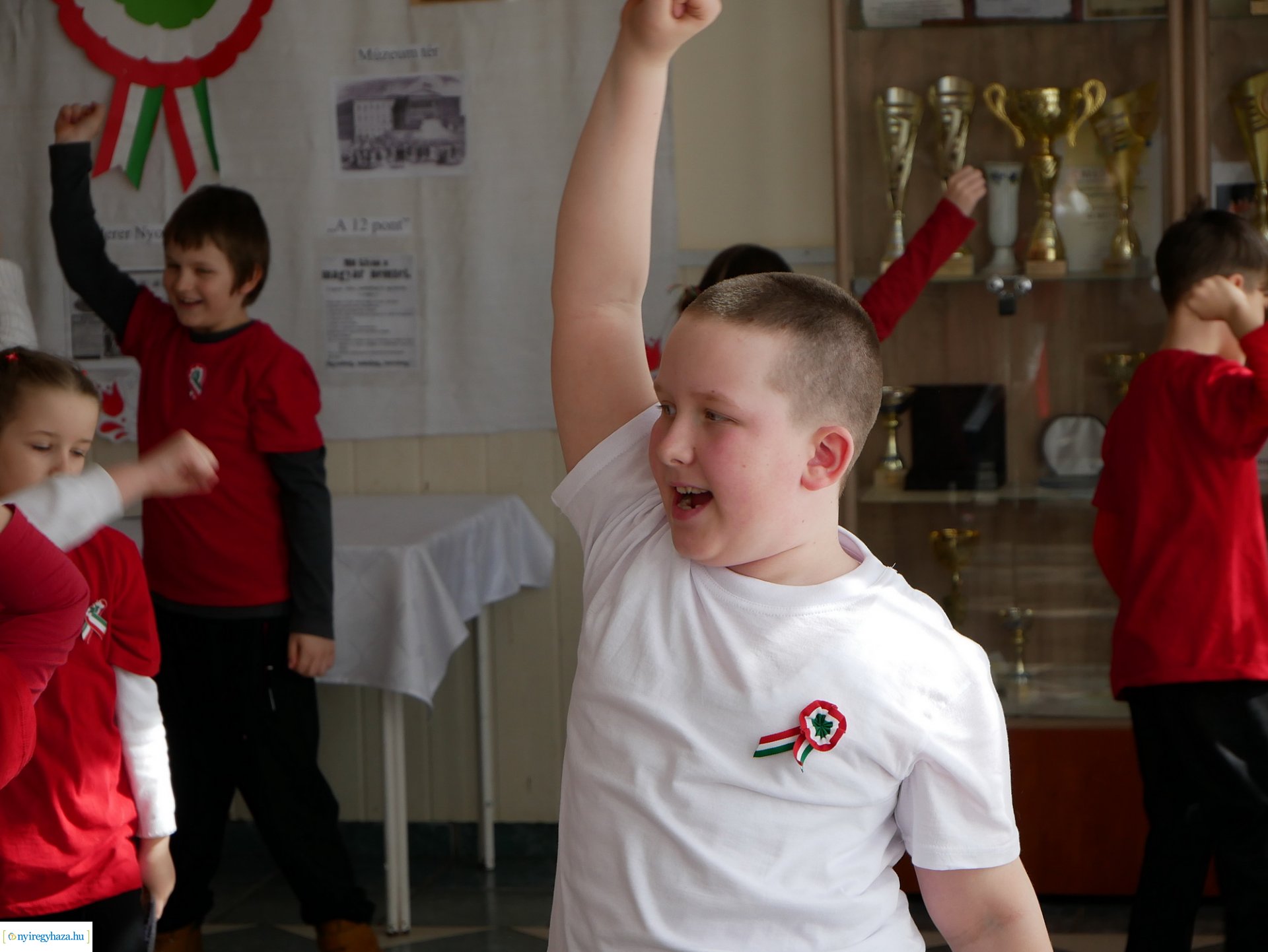 Március 15-ei megemlékezés, a Szabó Lőrinc Tagintézményben