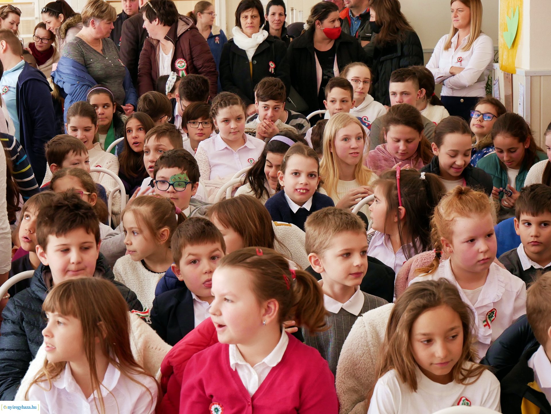 Március 15-ei megemlékezés, a Szabó Lőrinc Tagintézményben