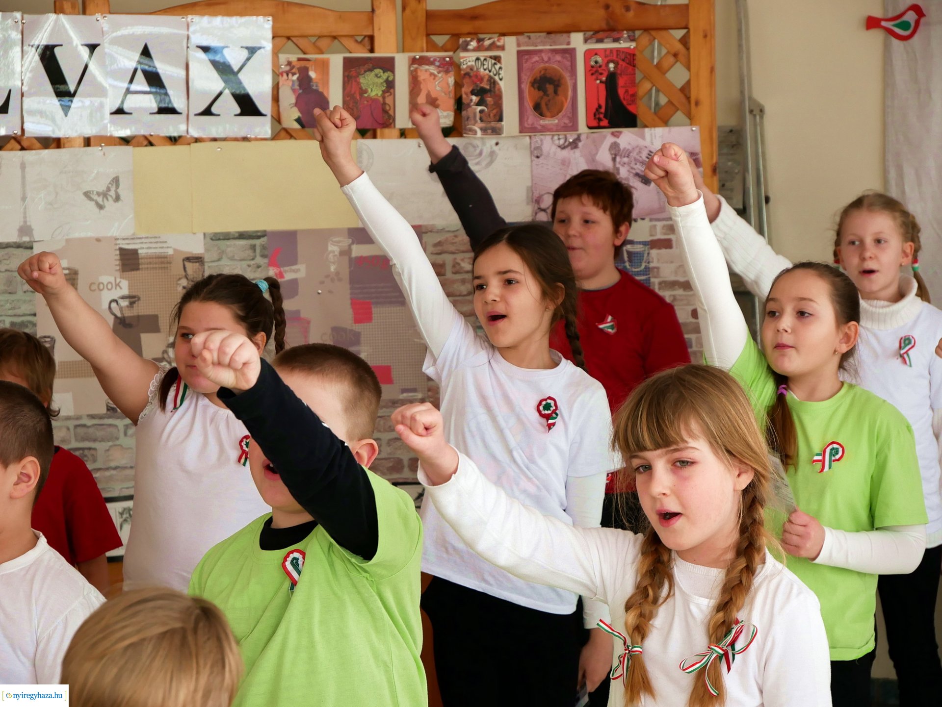 Március 15-ei megemlékezés, a Szabó Lőrinc Tagintézményben