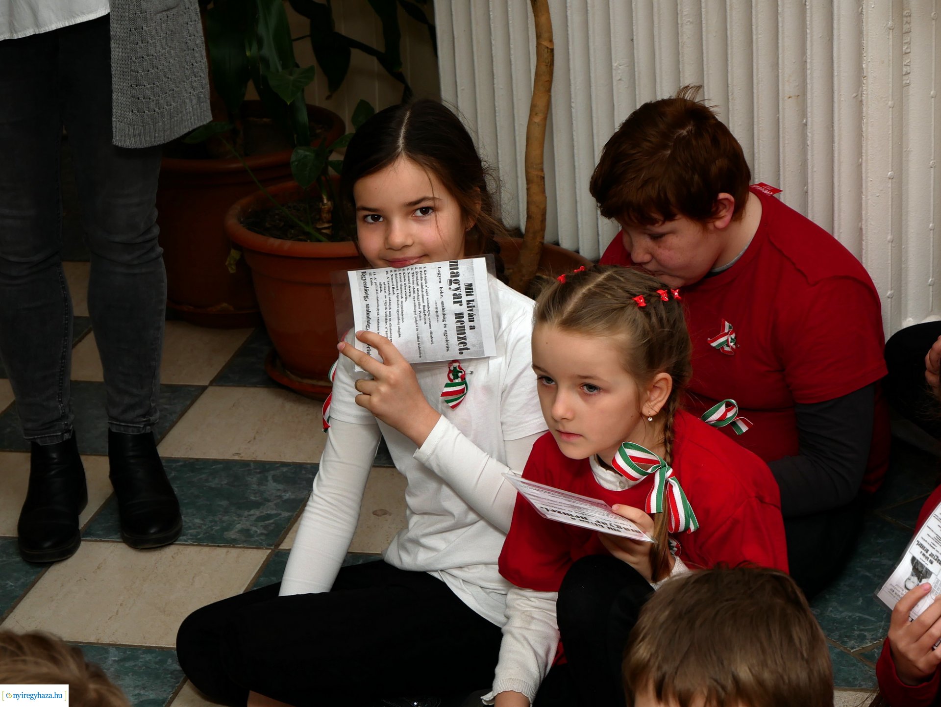 Március 15-ei megemlékezés, a Szabó Lőrinc Tagintézményben