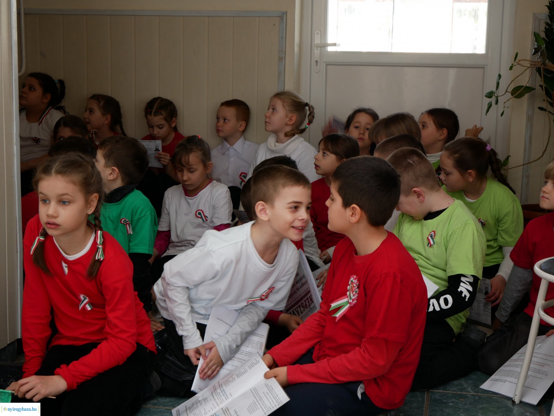 Március 15-ei megemlékezés, a Szabó Lőrinc Tagintézményben