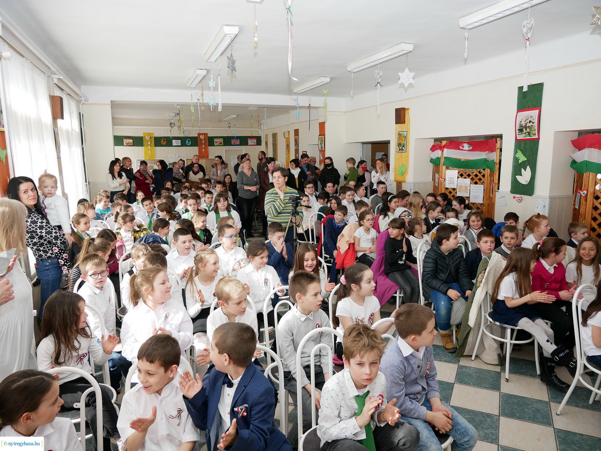 Március 15-ei megemlékezés, a Szabó Lőrinc Tagintézményben