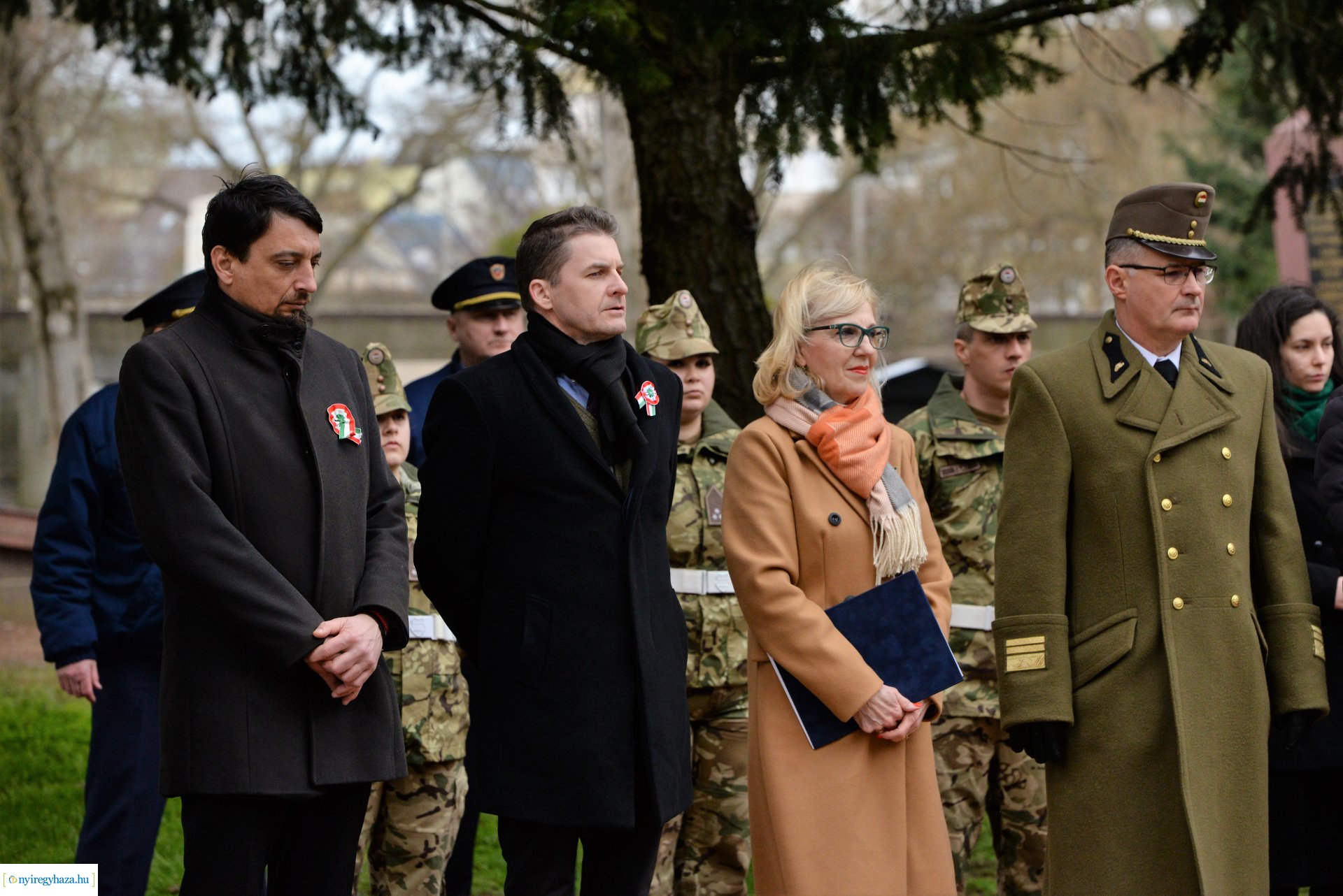 Március 15-ei megemlékezés az Északi temetőben