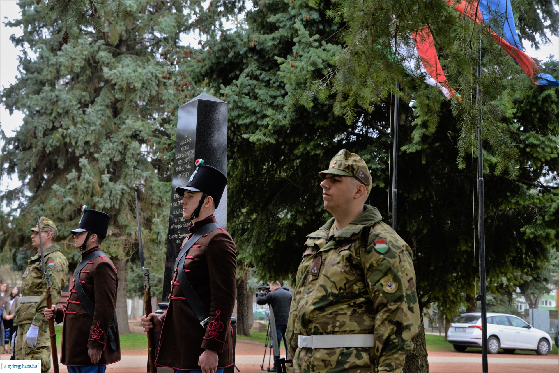 Március 15-ei megemlékezés az Északi temetőben