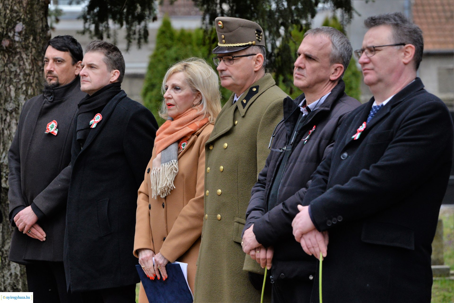 Március 15-ei megemlékezés az Északi temetőben