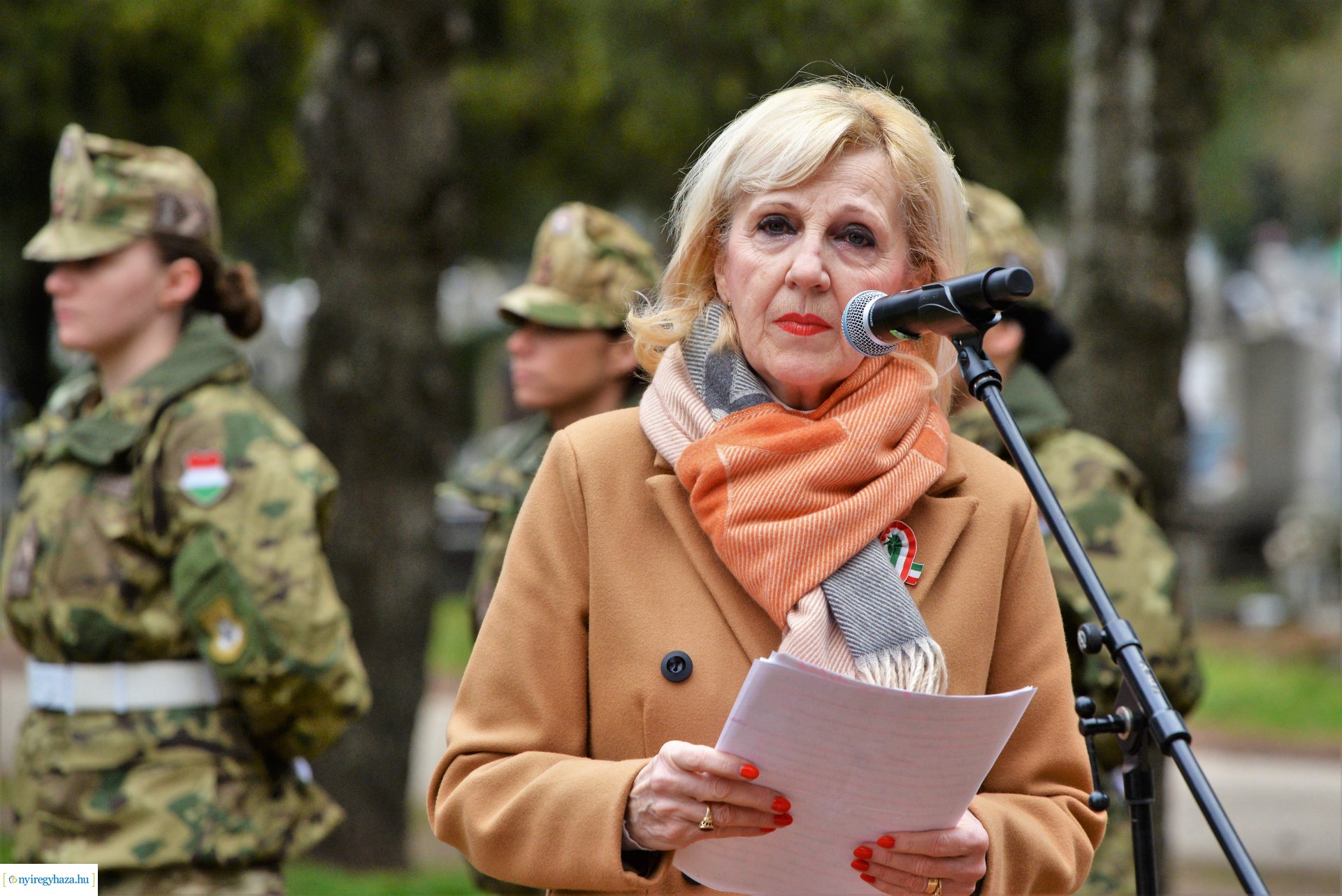 Március 15-ei megemlékezés az Északi temetőben