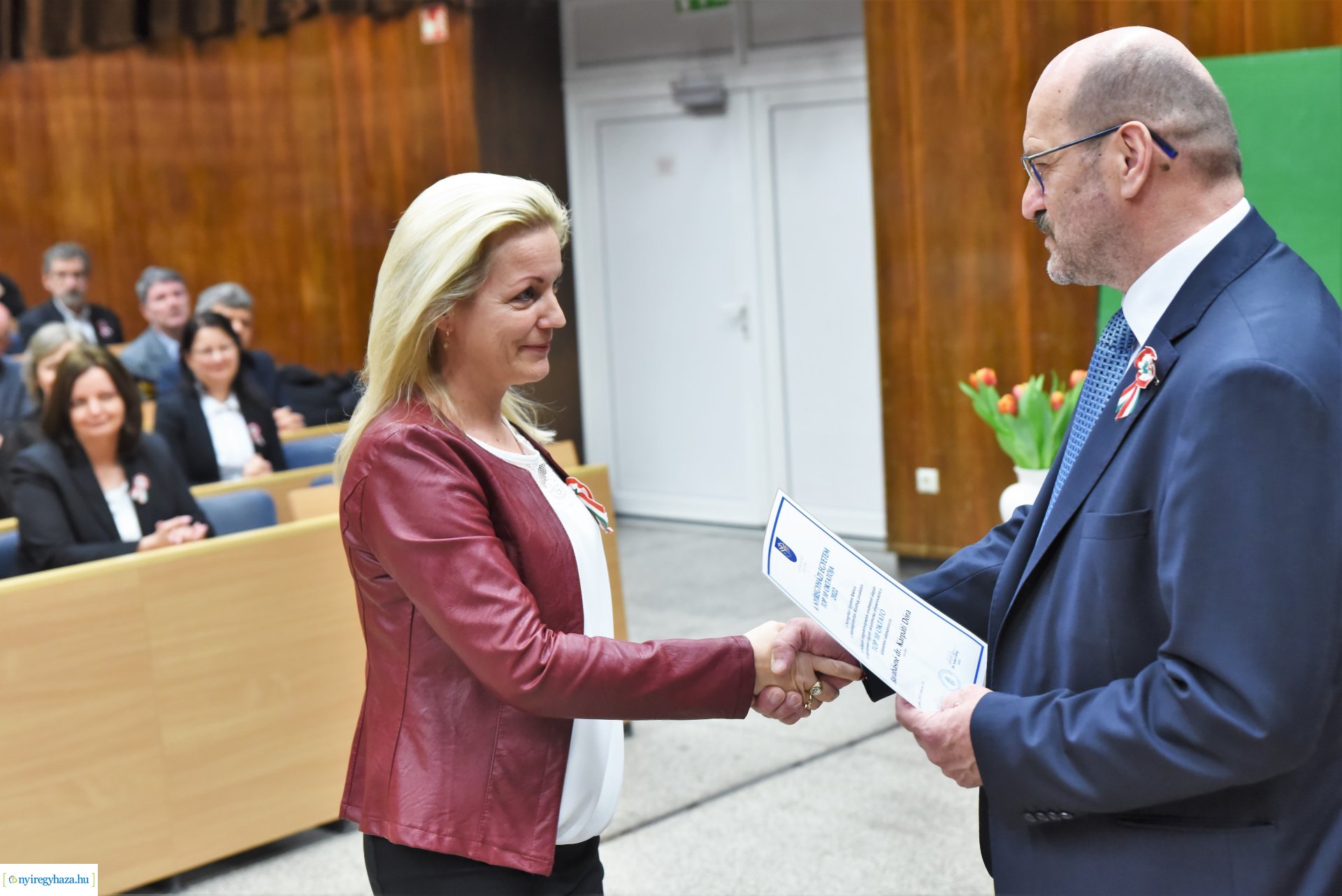 Március 15-ei ünnepség a Nyíregyházi Egyetemen