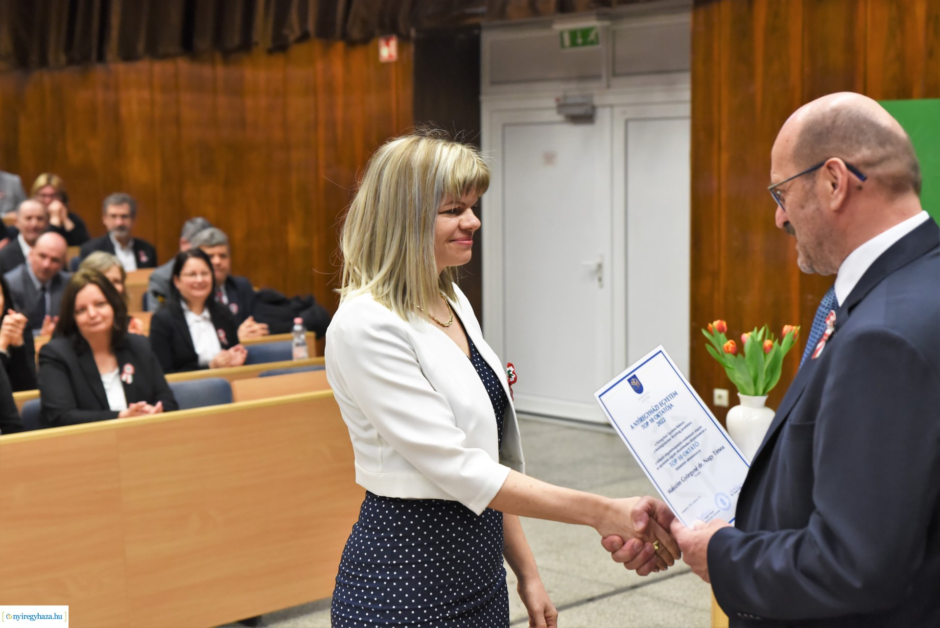 Március 15-ei ünnepség a Nyíregyházi Egyetemen