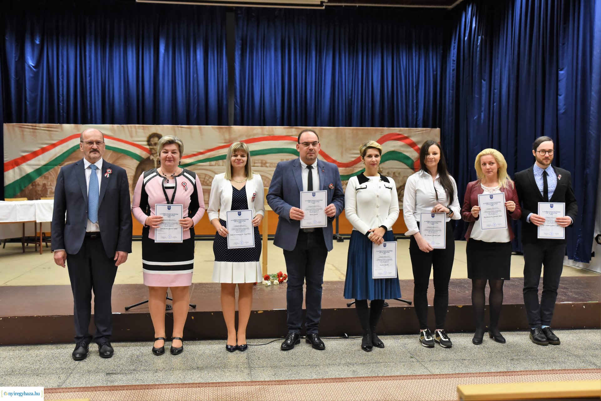 Március 15-ei ünnepség a Nyíregyházi Egyetemen