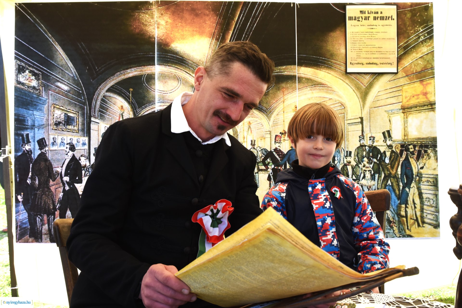 Márciusi 15-e a múzeumfaluban 2024.