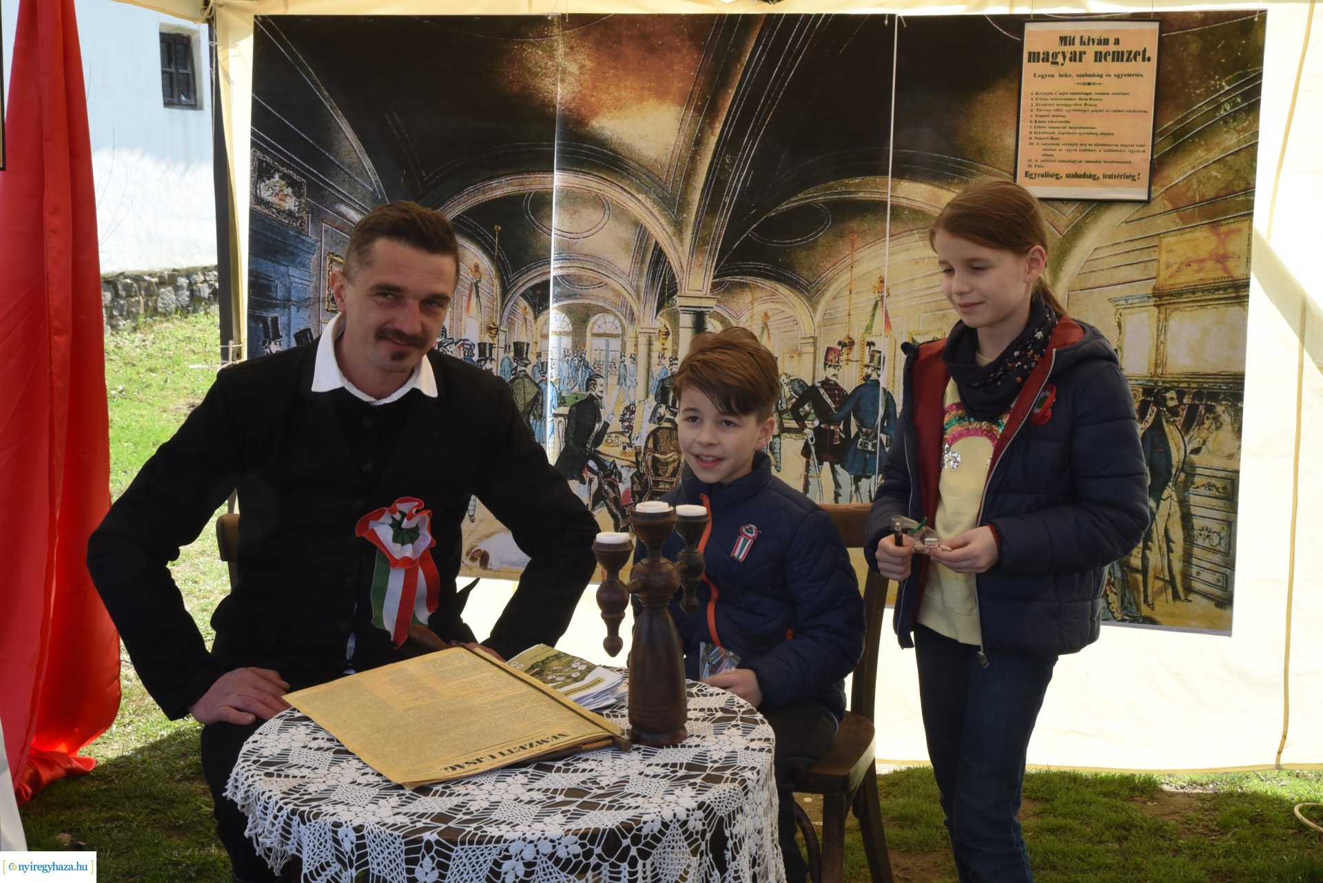 Márciusi 15-e a múzeumfaluban 2024.