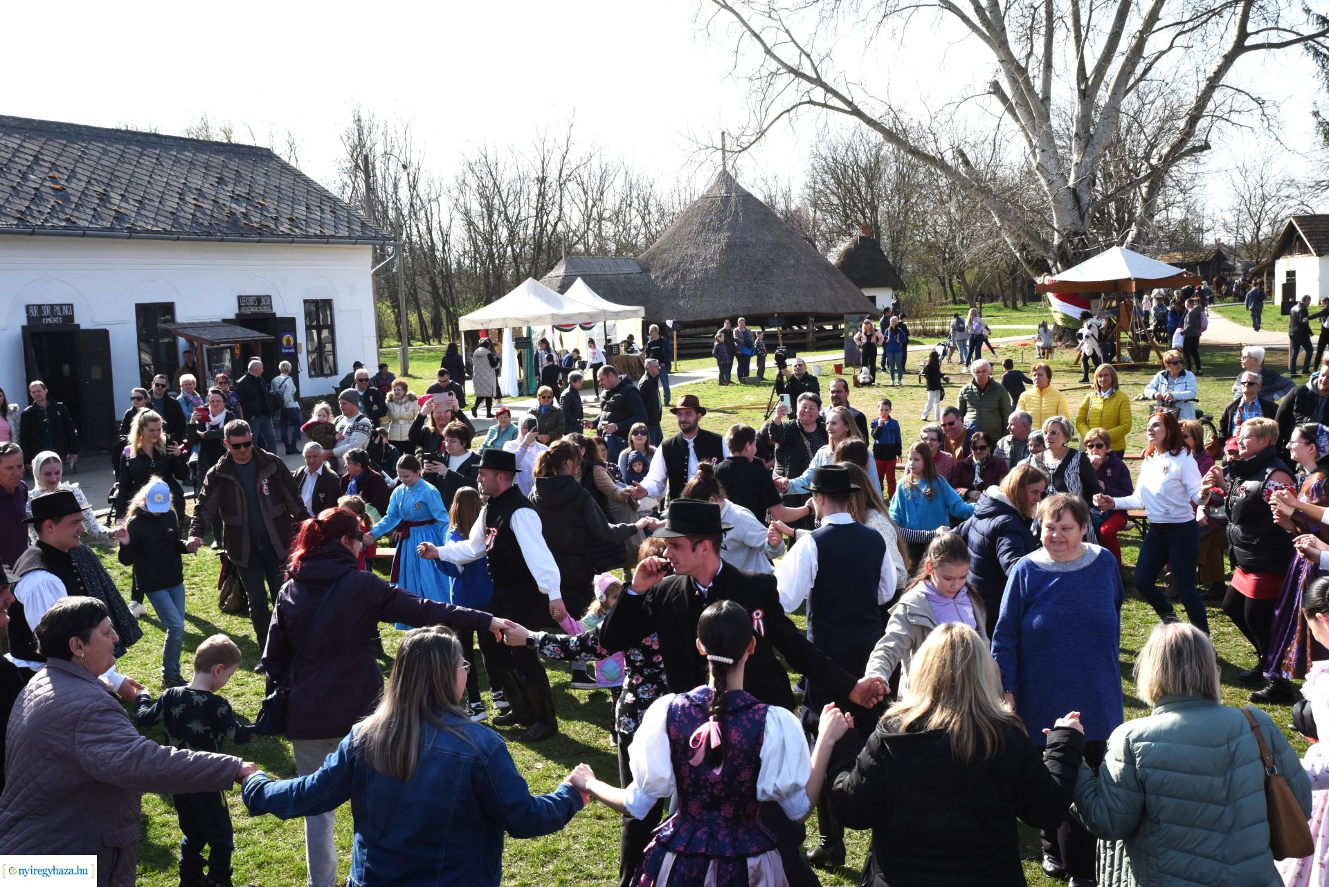 Márciusi 15-e a múzeumfaluban 2024.