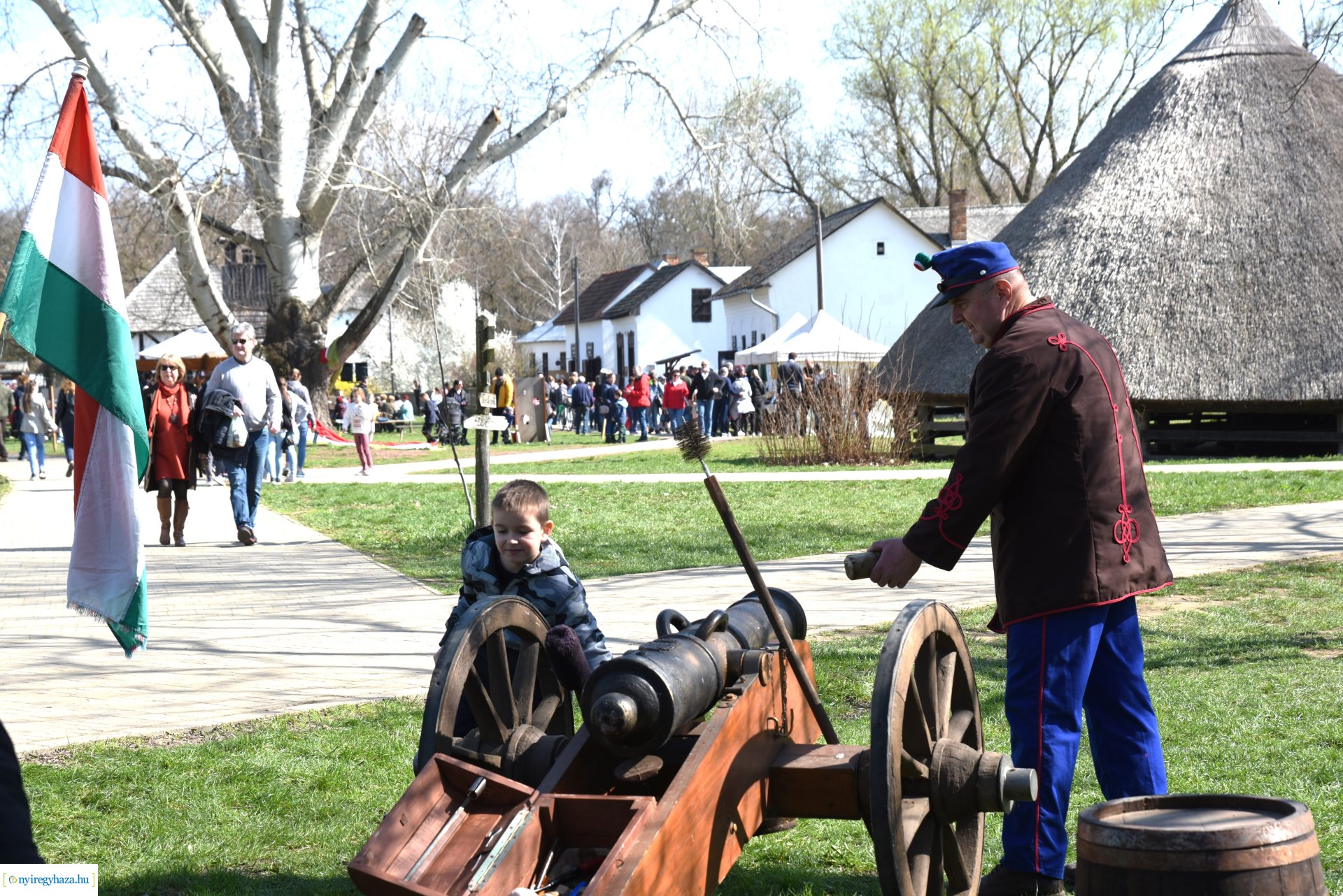 Márciusi 15-e a múzeumfaluban 2024.