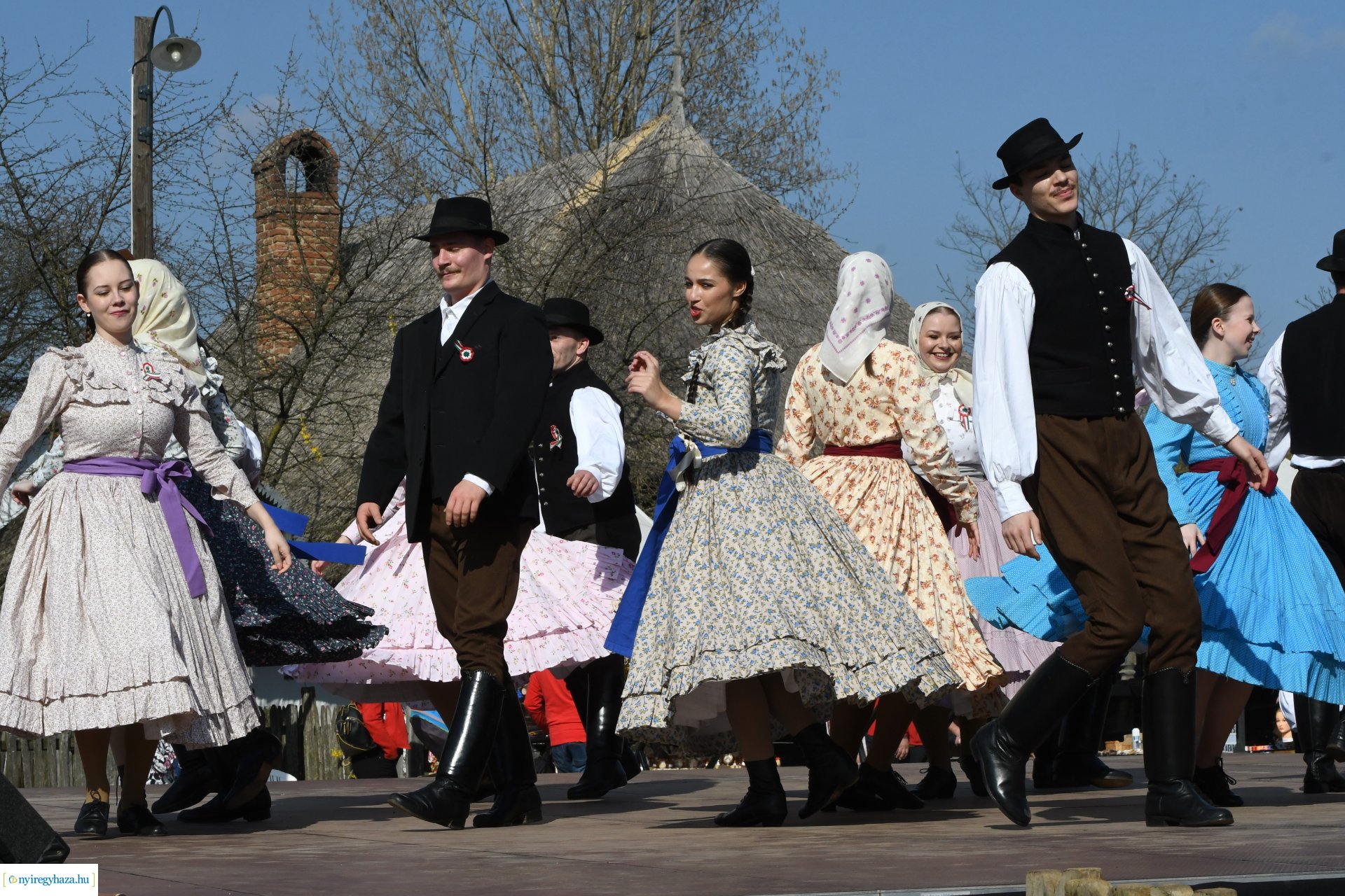 Márciusi 15-e a múzeumfaluban 2024.