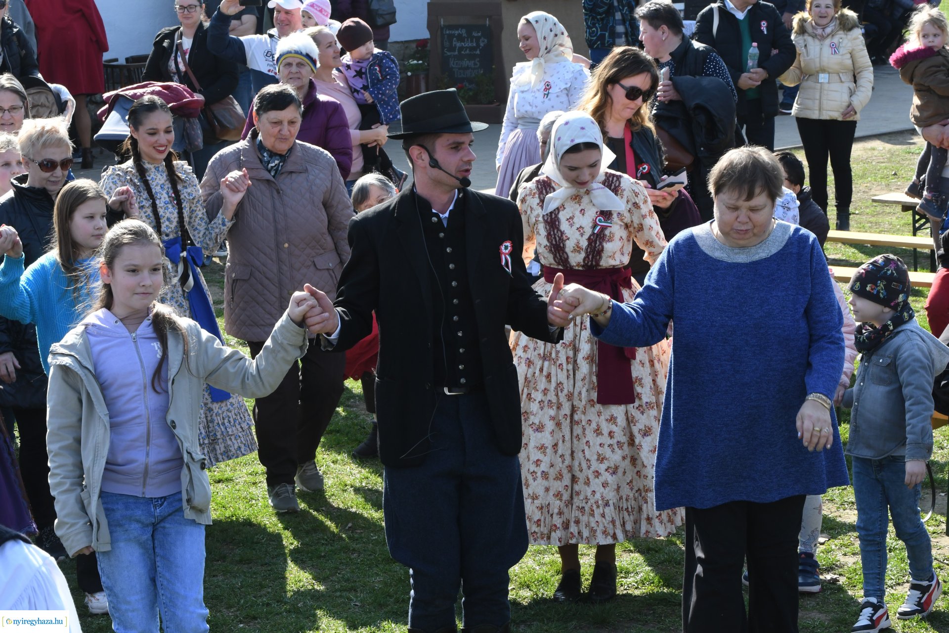 Márciusi 15-e a múzeumfaluban 2024.